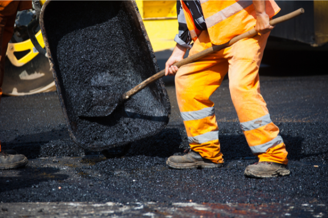 Asphalt Paving Worker